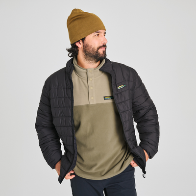 Nilas - chandail en polaire pour homme couleur vert