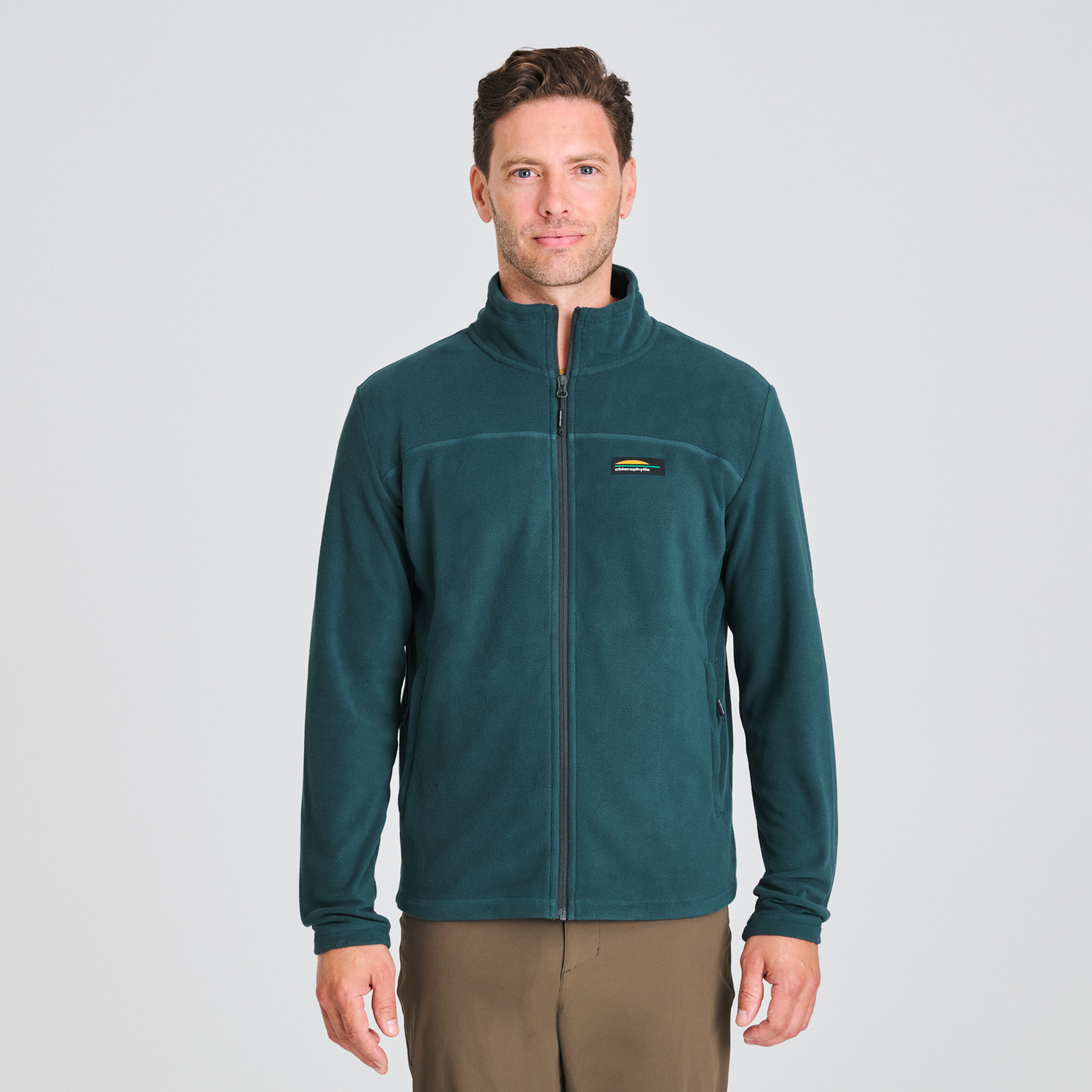 Nilas - veste en polaire pour homme couleur vert