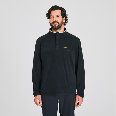 Nilas - chandail en polaire pour homme couleur noir