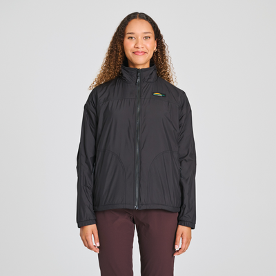 Veste mi-saison réversible pour femme couleur noir