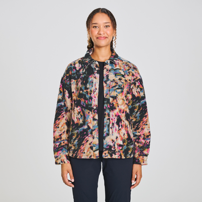 Surchemise Apica en polaire pour femme de couleur imprimé