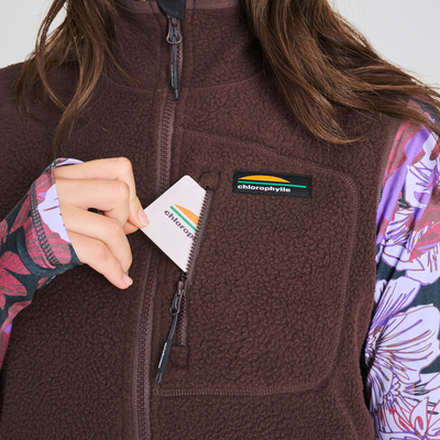 Vestes sans manches en polaire Sherpa pour femme