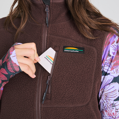 Vestes sans manches en polaire Sherpa pour femme