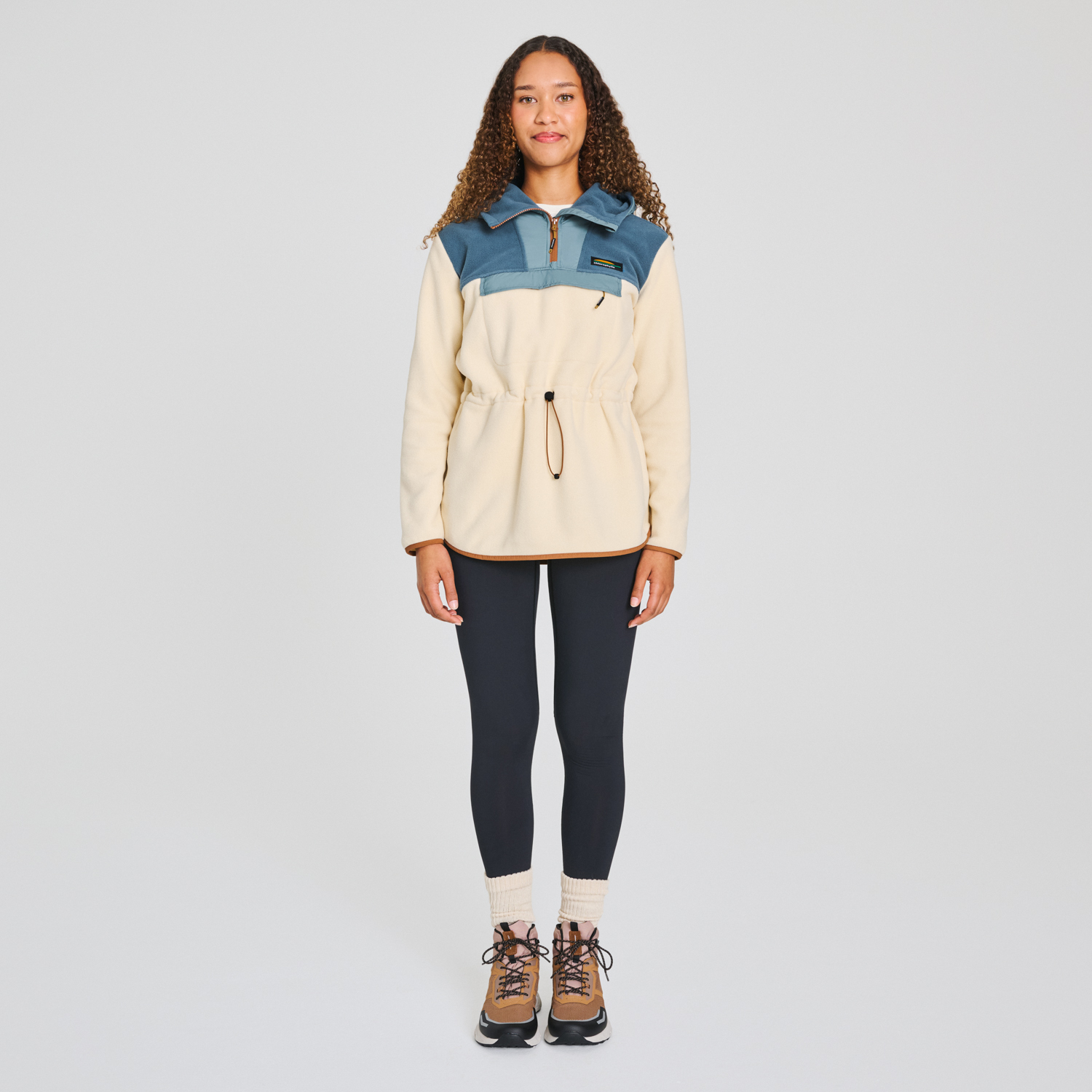 Apica - Veste à demi-zip en laine polaire pour femme