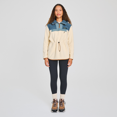 Apica - Veste à demi-zip en laine polaire pour femme