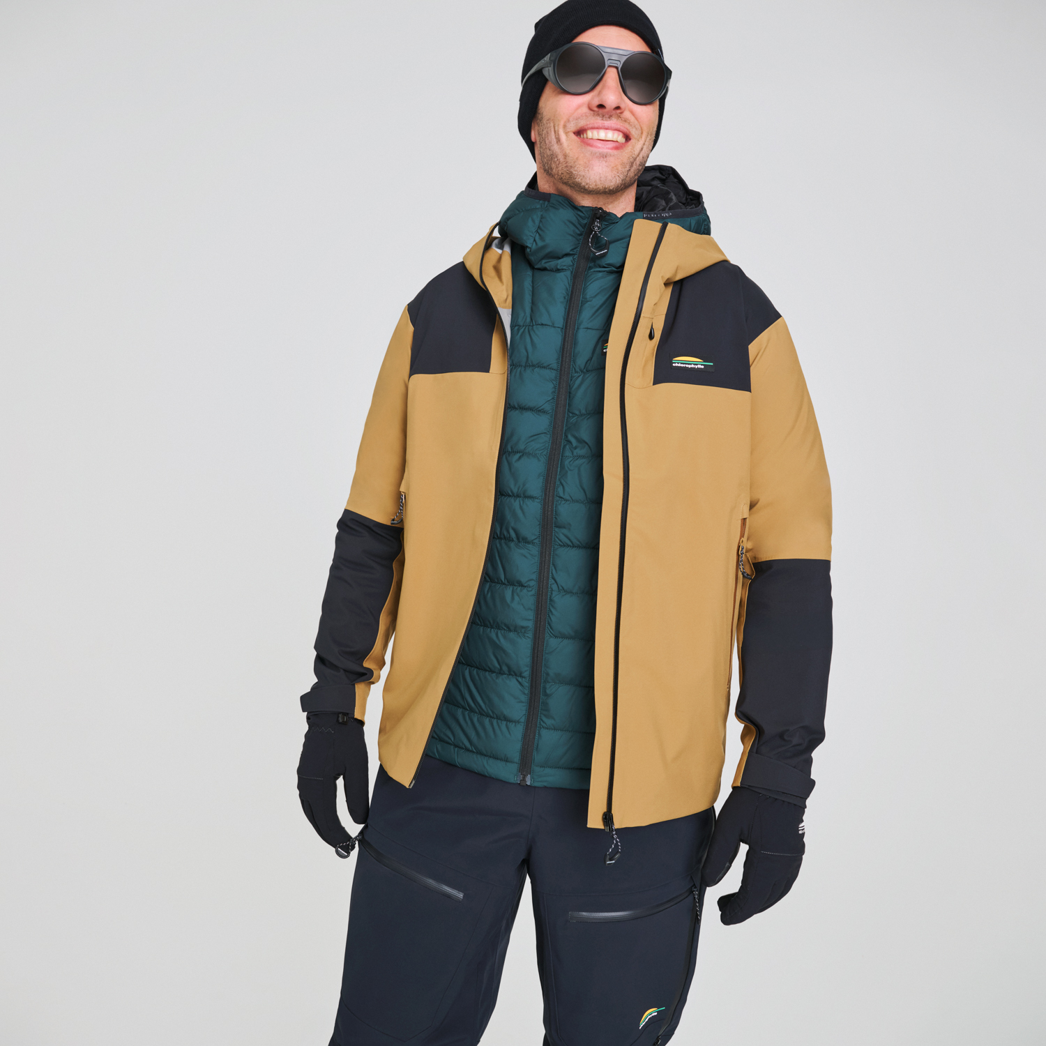 Baffin - coquille imper-respirante couleur jaune pour homme