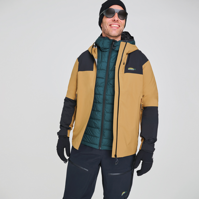 Baffin - coquille imper-respirante couleur jaune pour homme