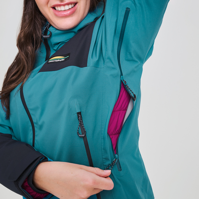 Baffin - coquille imper-respirante couleur bleu pour femme