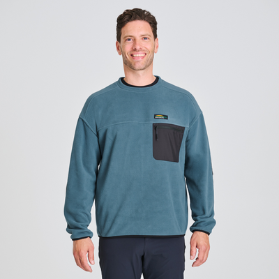 Chandail Johansen pour homme en laine polaire couleur bleu