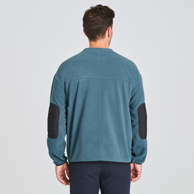 Chandail Johansen pour homme en laine polaire couleur bleu