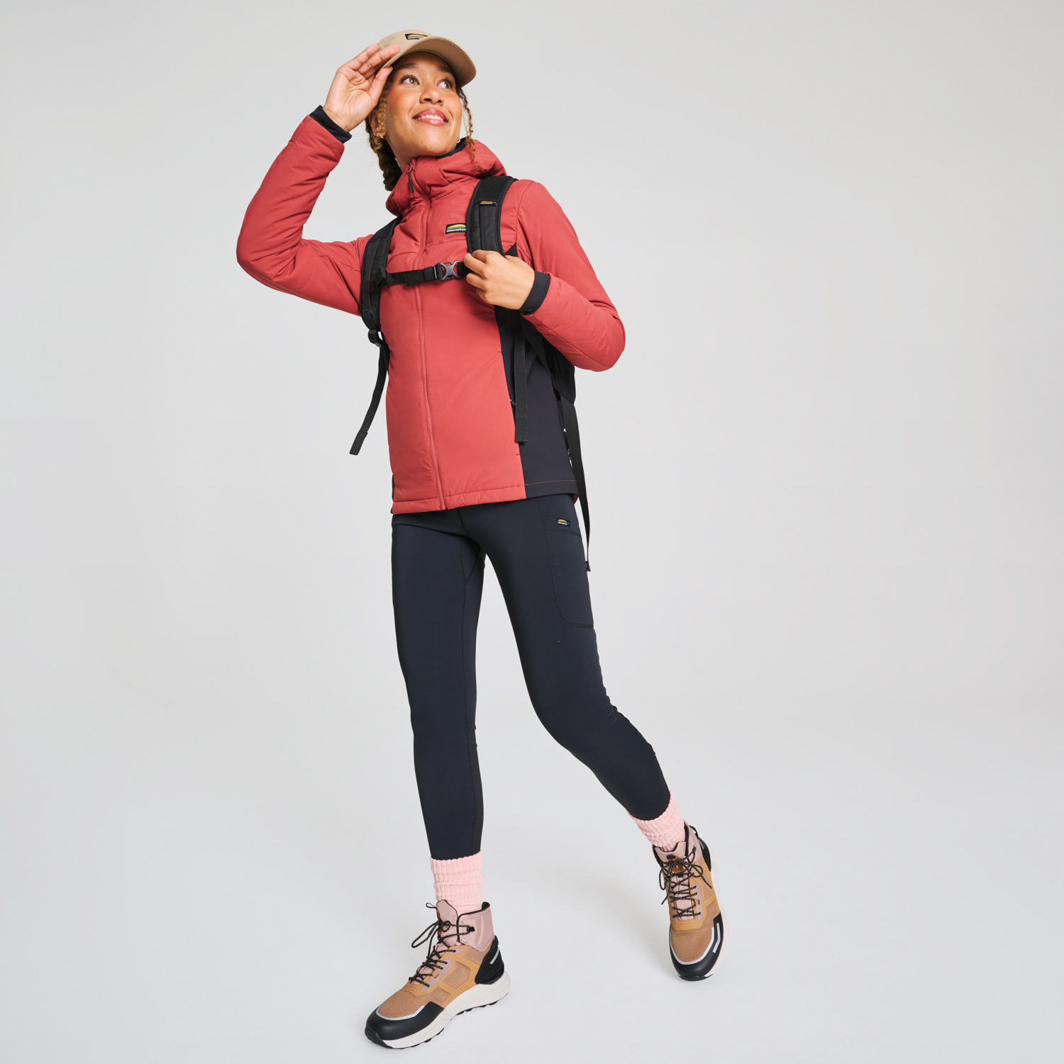 Veste légère isolée Synergie rose pour femme
