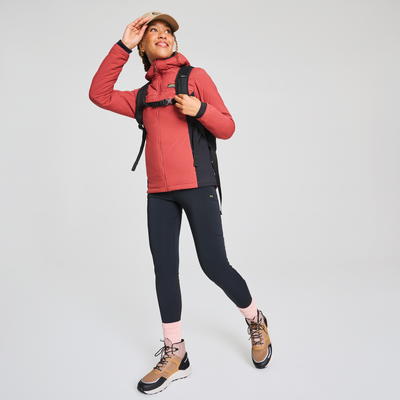 Veste légère isolée Synergie rose pour femme