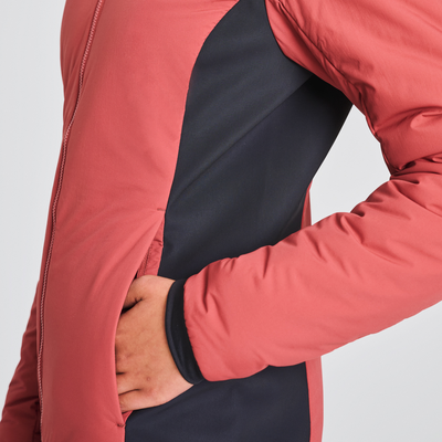 Veste légère isolée Synergie rose pour femme