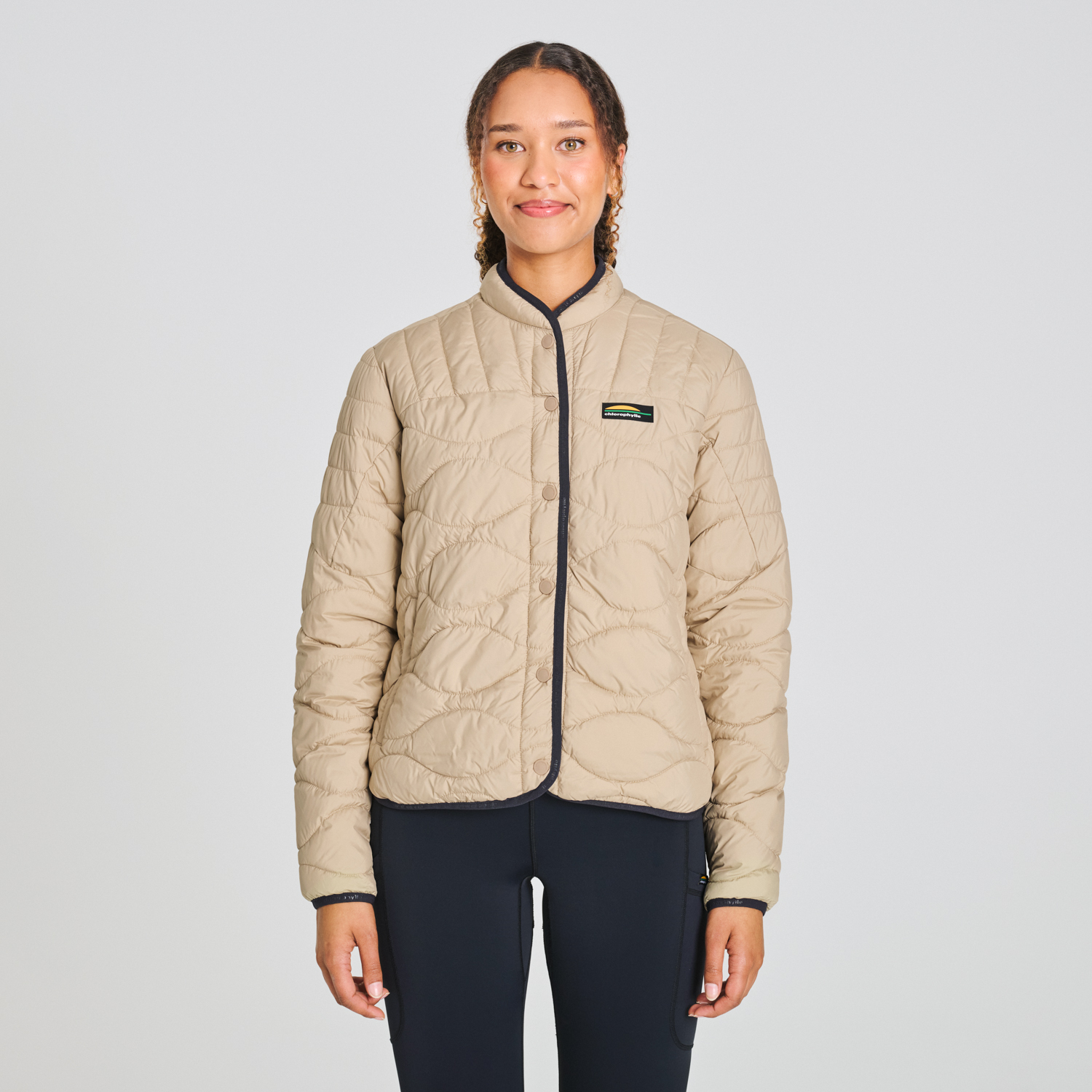 Carlit - veste légère matelassée couleur beige pour femme
