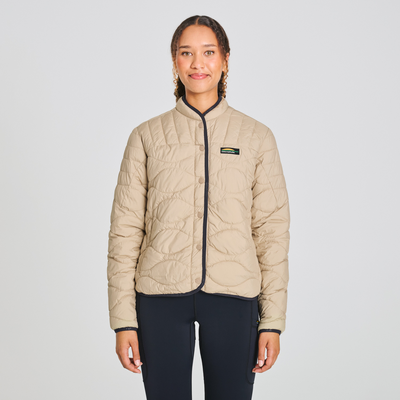 Carlit - veste légère matelassée couleur beige pour femme