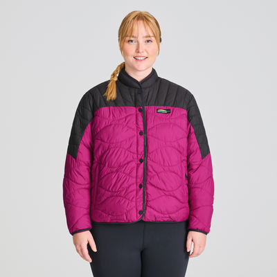 Carlit - veste légère matelassée couleur rose pour femme
