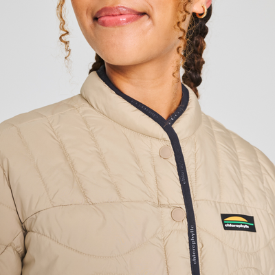 Carlit - veste légère matelassée couleur beige pour femme