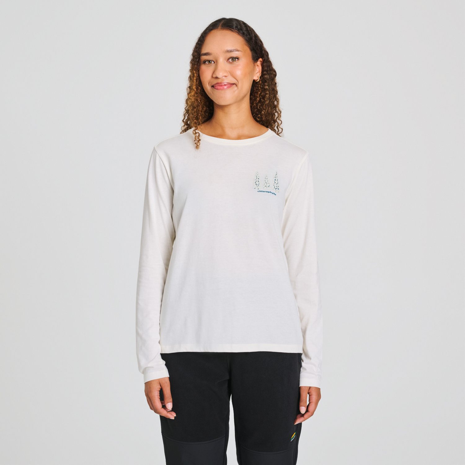 T-shirt manches longues en coton bio pour femme
