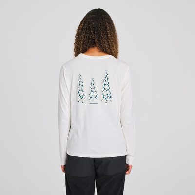 T-shirt manches longues en coton bio pour femme