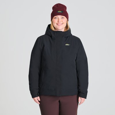 Manteaux d'hiver Kayla pour femme de couleur noir