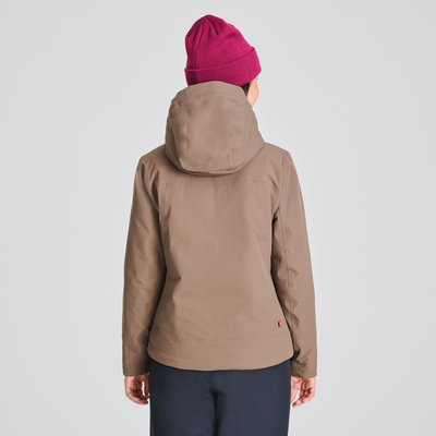 Manteaux d'hiver Kayla pour femme de couleur beige