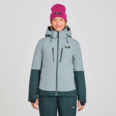 Manteau de ski pour femme de couleur bleu