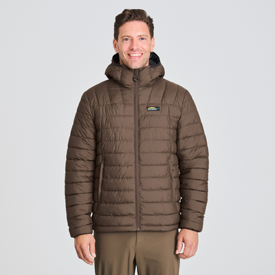 Lytton - veste isolée mi-saison pour homme couleur brun