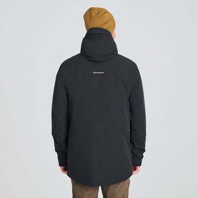 Parka d'hiver Explorateur de couleur noir pour homme