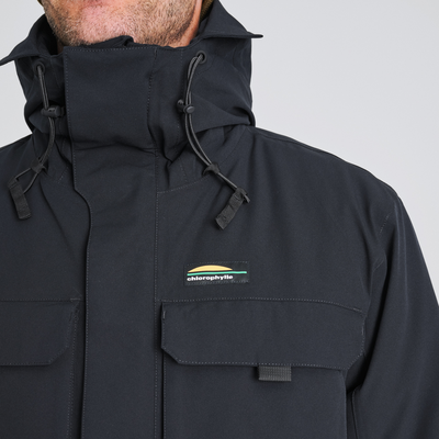 Parka d'hiver Explorateur de couleur noir pour homme