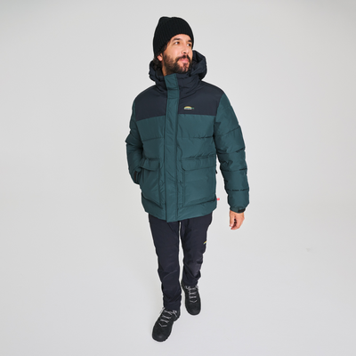 manteau d'hiver isolé pour homme de couleur beige