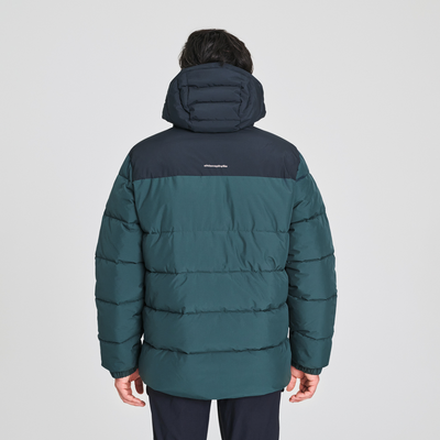 manteau d'hiver isolé pour homme de couleur beige