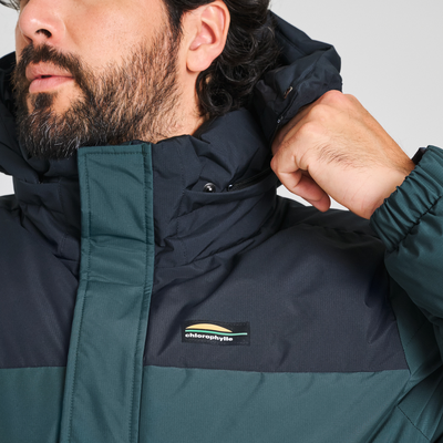 manteau d'hiver isolé pour homme de couleur beige