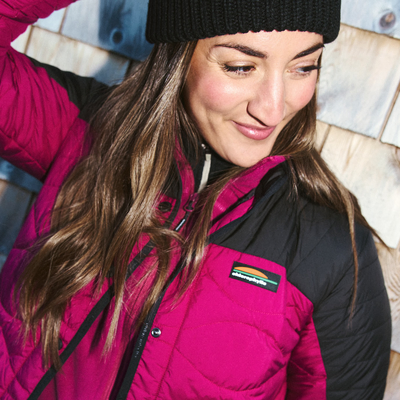 Carlit - veste légère matelassée couleur rose pour femme