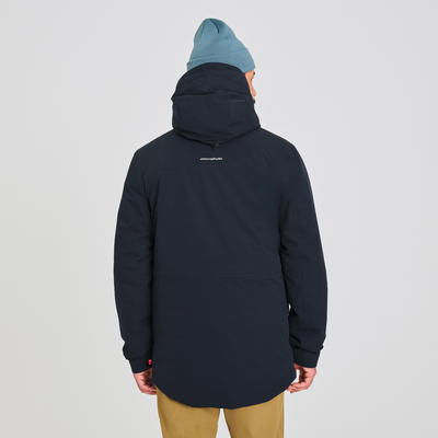 Parka d'hiver noir pour homme