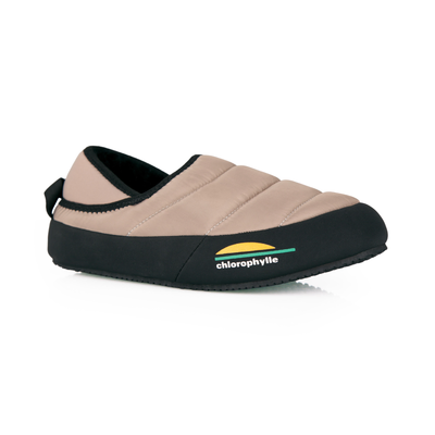 pantoufles mules unisexes de couleur beige