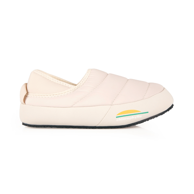 pantoufles mules unisexes de couleur beige