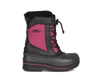 Bottes d'hiver Chlorophylle pour fille de couleur rose