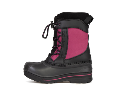 Bottes d'hiver Chlorophylle pour fille de couleur rose
