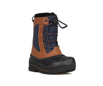 Bottes d'hiver Chlorophylle pour enfant de couleur brune 