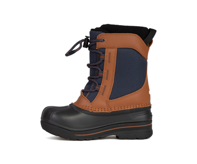 Bottes d'hiver Chlorophylle pour enfant de couleur brune 