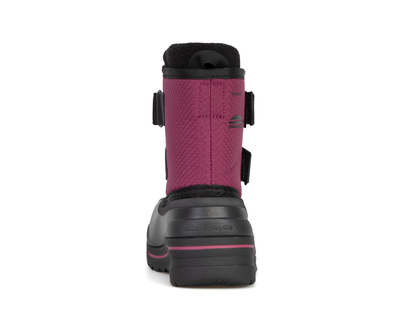 Bottes d'hiver Chlorophylle pour enfant de couleur rose