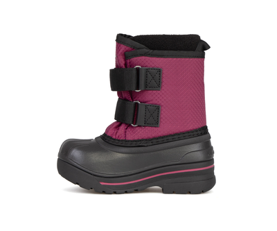 Bottes d'hiver Chlorophylle pour enfant de couleur rose