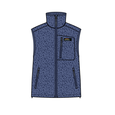 Kili - Sleeveless Sherpa fleece vest - women