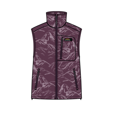 Kili - Sleeveless Sherpa fleece vest - women