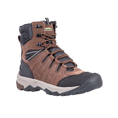 Bottes d'hiver brune pour homme