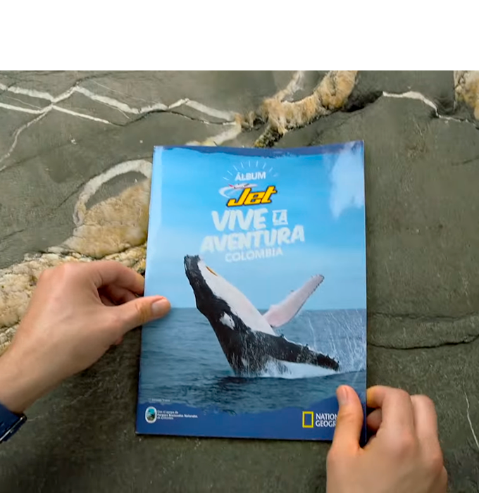 Chocolates Jet ¡Descubre el nuevo Álbum Vive la Aventura Colombia!