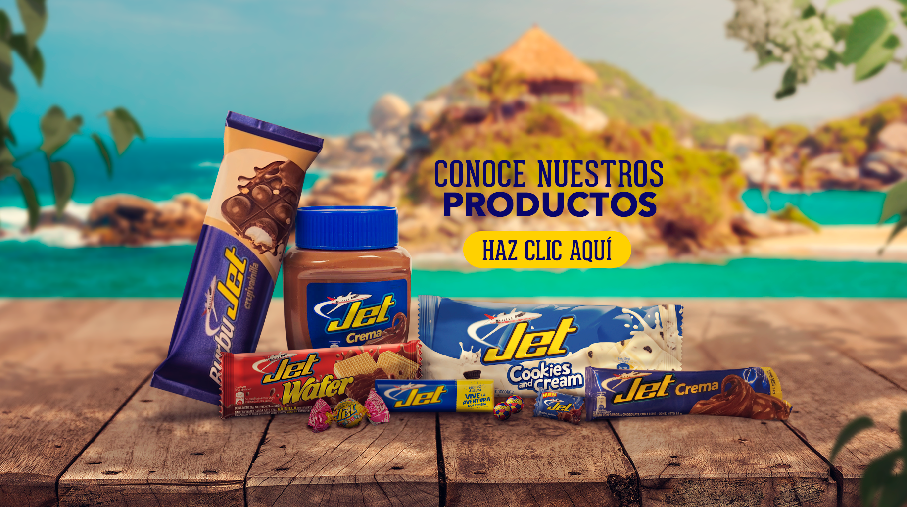 Chocolates Jet ¡Descubre el nuevo Álbum Vive la Aventura Colombia!