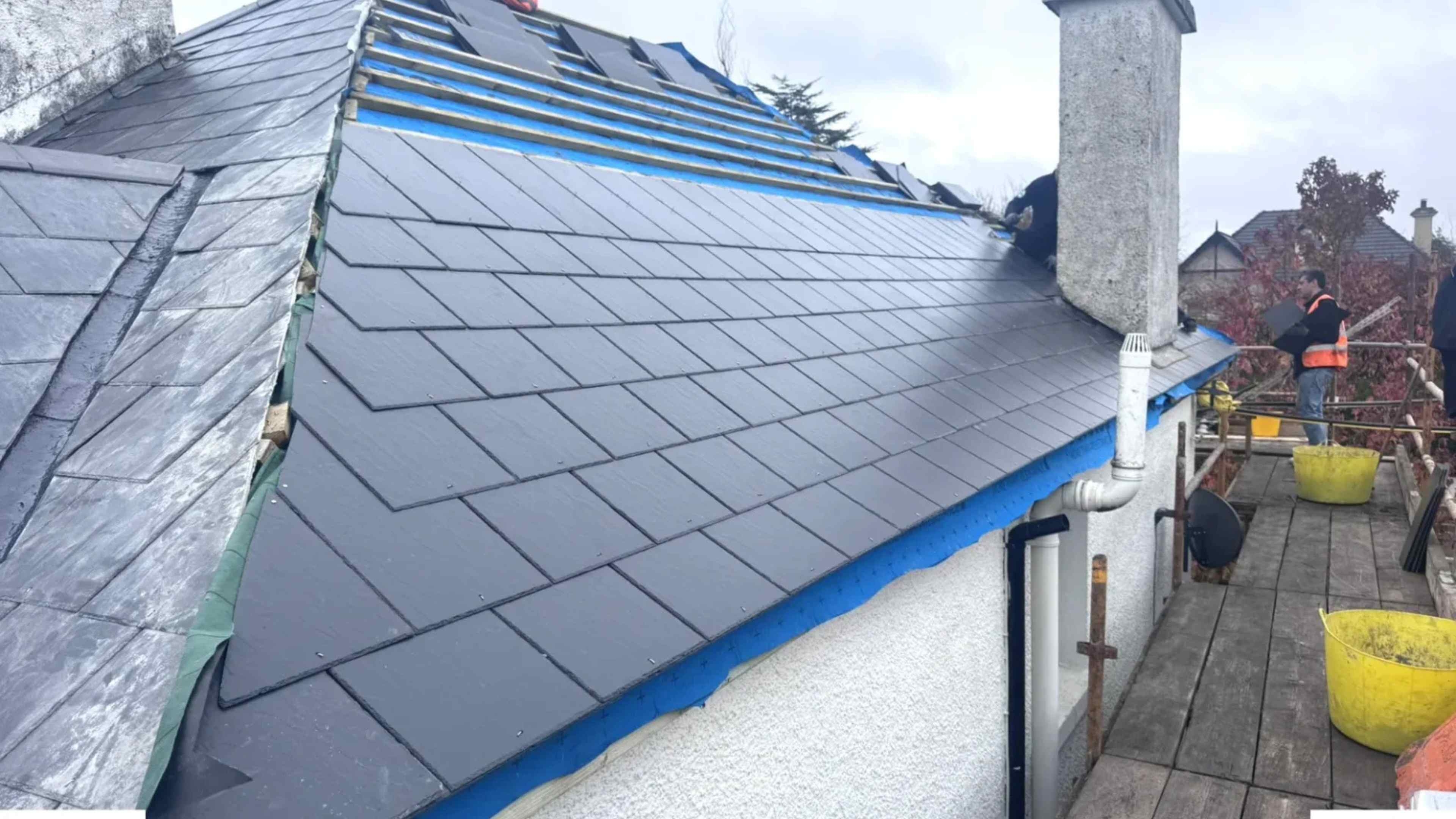 What was Christine’s experience with Keystone Roofing?