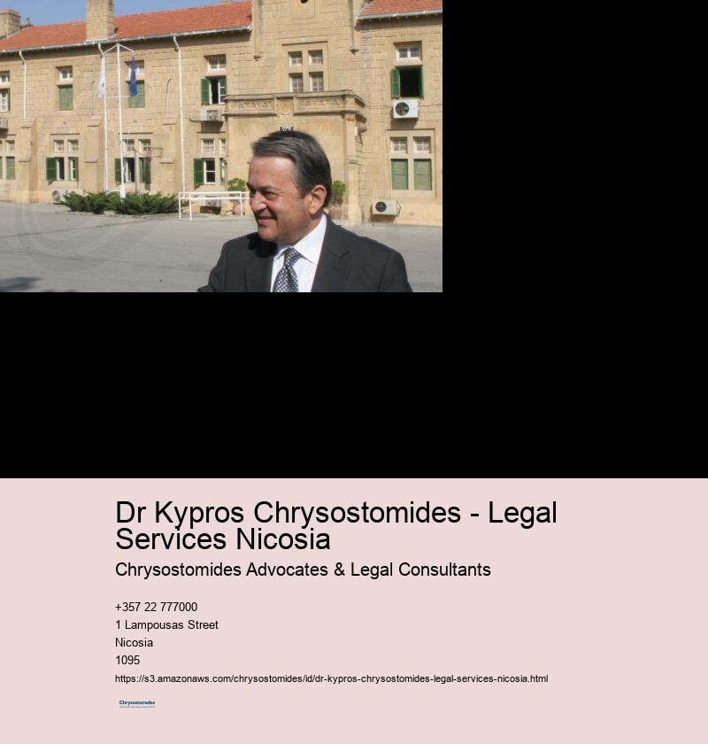 Dr Kypros Chrysostomides - Legal Services Nicosia