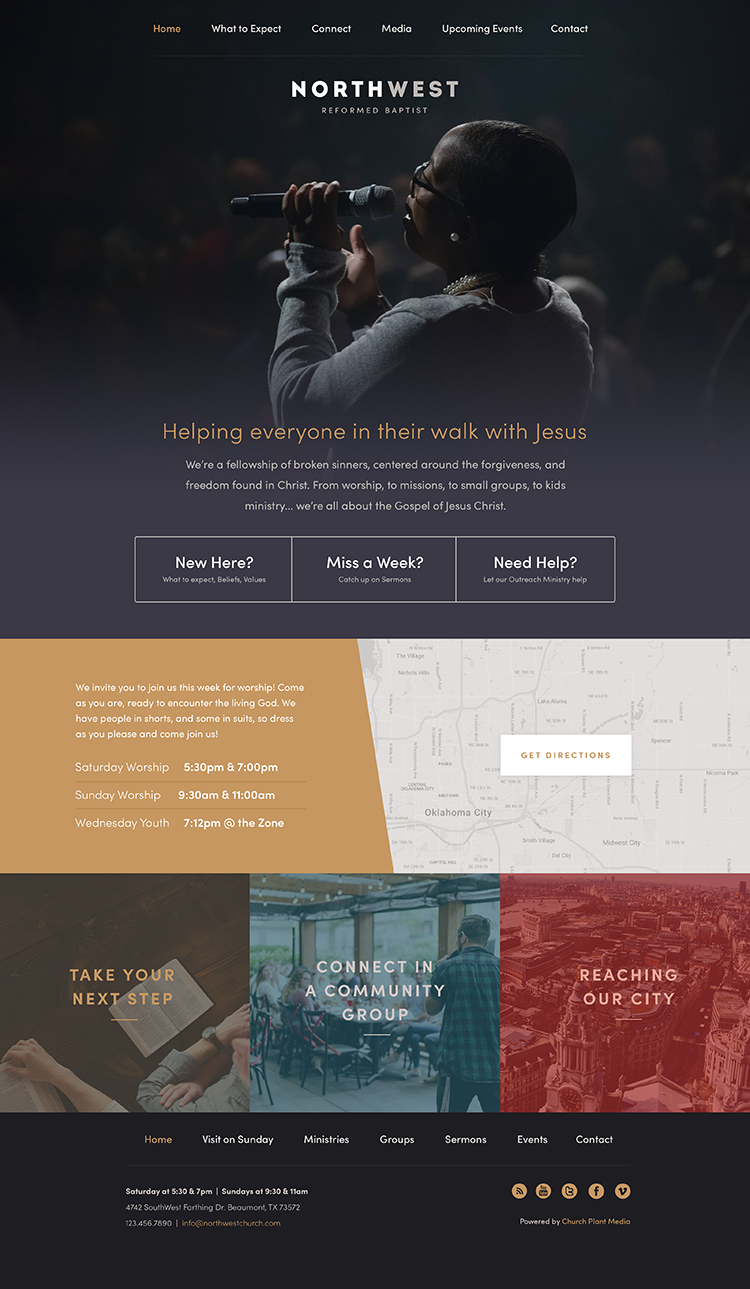Church Plant Media Websites For Church Mission Introducing Antioch 